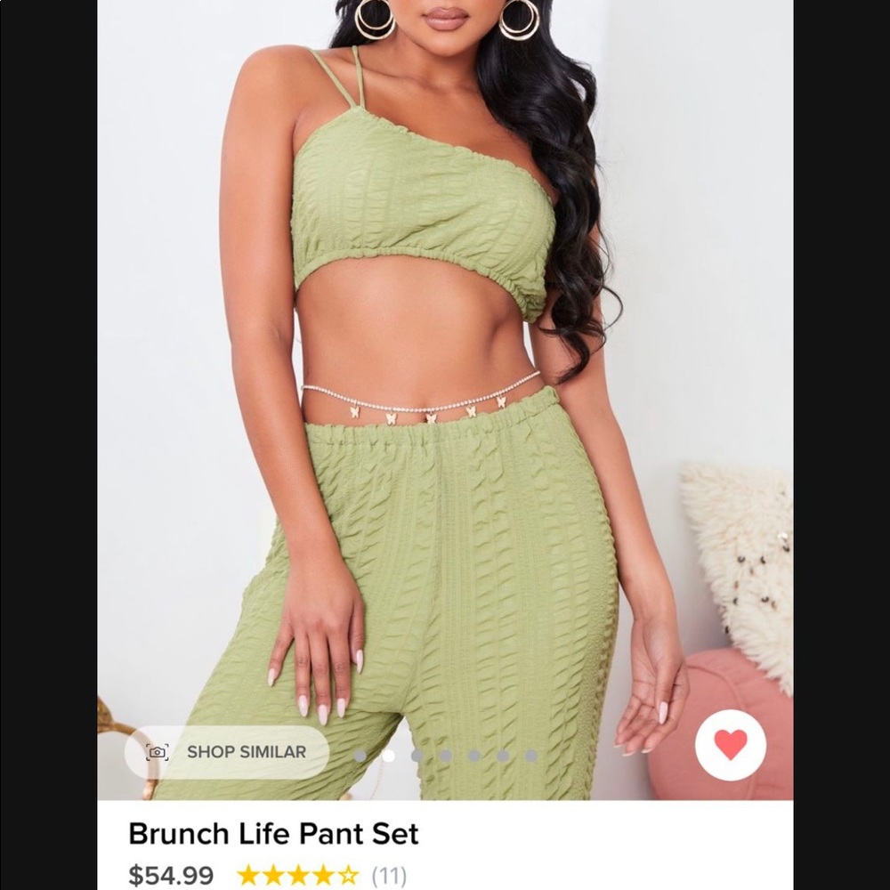 Fashion nova pants set 💚SOLD OUT ONLINE